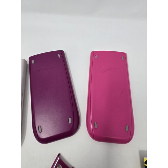 TEXAS INSTRUMENTS TI-84 PLUS SILVER EDITION CALCULATOR BUNDLE PINK COVERS CD - Picture 12 of 16